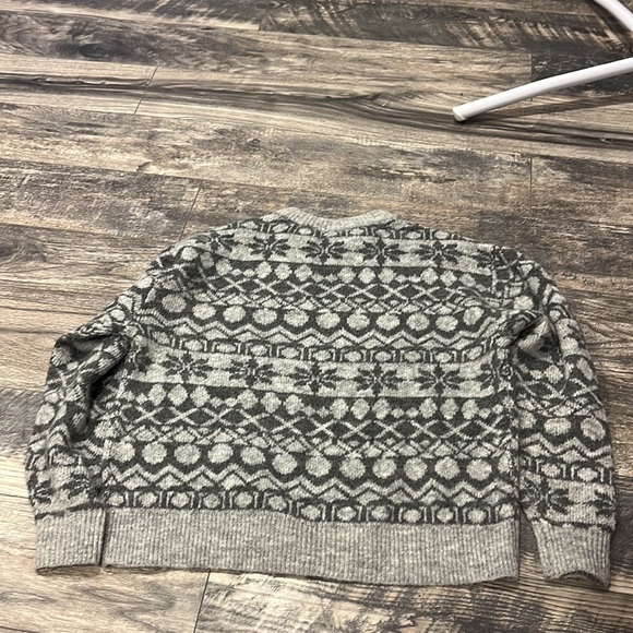 Grey patterned sweater - Picture 2 of 2